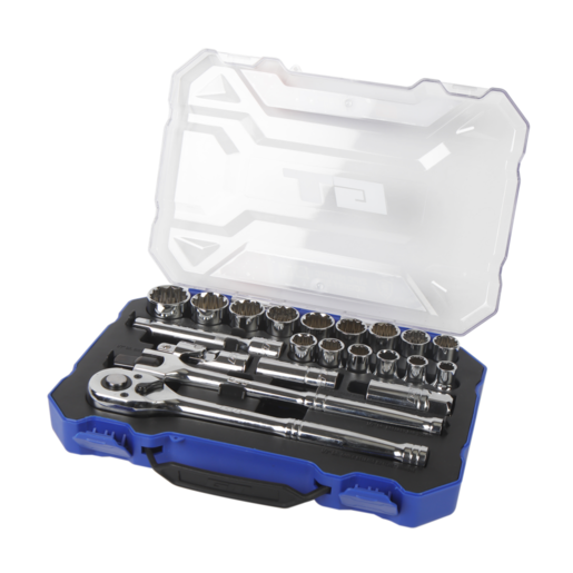Garage Tough 1/2" DR. Metric Socket Set CRV 21 Pieces - GT8541C